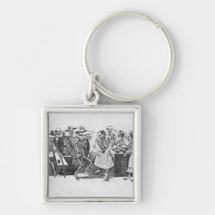 Calavera du jarabe d'outretombe' key ring