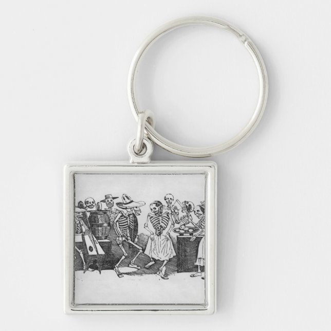 Calavera du jarabe d'outretombe' key ring (Front)