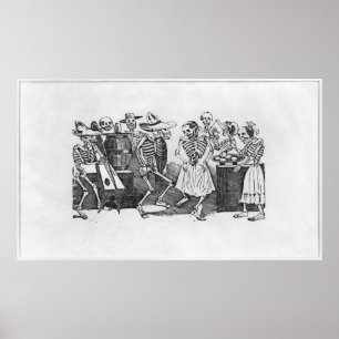 Calavera du jarabe d'outretombe' poster