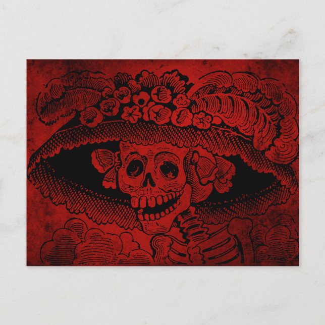 Calavera Garbancera by José Guadalupe Posada Postcard (Front)