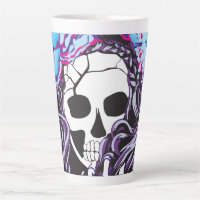 Calavera Latte Mug
