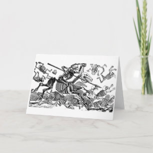 "Calavera of Don Quixote" circa early 1900's Card