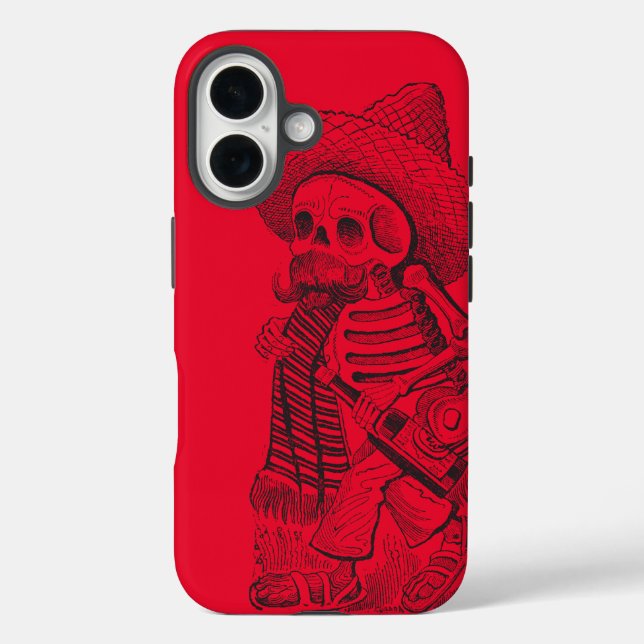 Calavera Red Case-Mate iPhone Case (Back)