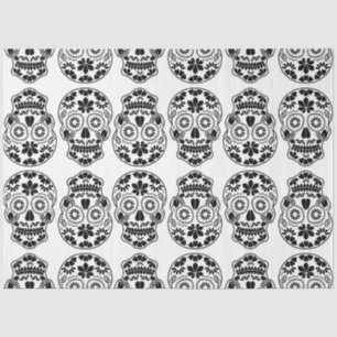 Calavera sugar skull candy_floral mexican calavera tissue paper