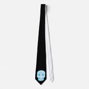 Calavera Sugar Skull Tie