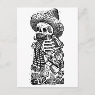Calaveras from the Heap by José Guadalupe Posada Postcard