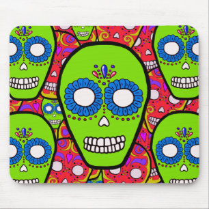 Calaveras Sugar Skulls Mouse Pad