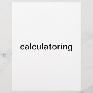 calc work custom letterhead