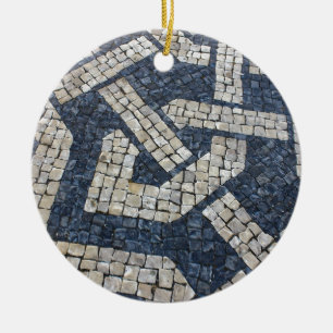 Calcada Portuguese, Portuguese Pavement Ceramic Tree Decoration