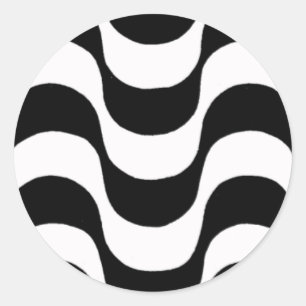 Calçadão de Copacabana Classic Round Sticker