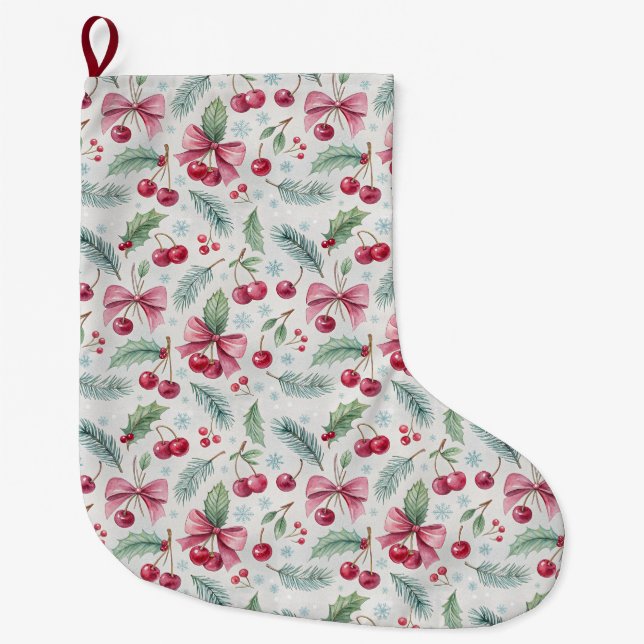 Calcetín navideño large christmas stocking (Front)