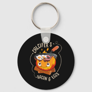 Calcifers Bacon And Egg I Camping Cooking I Bacon Key Ring