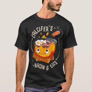 Calcifers Bacon And Egg I Camping Cooking I Bacon T-Shirt