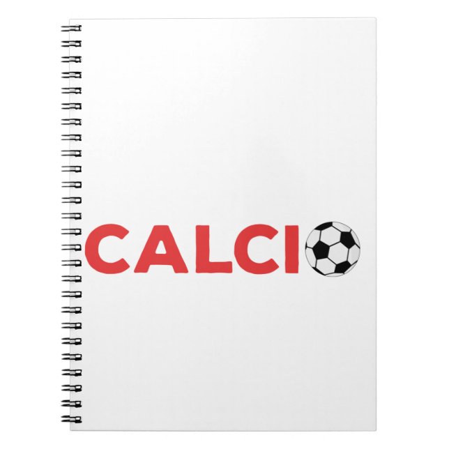 Calcio Football Soccer Notebook (Front)