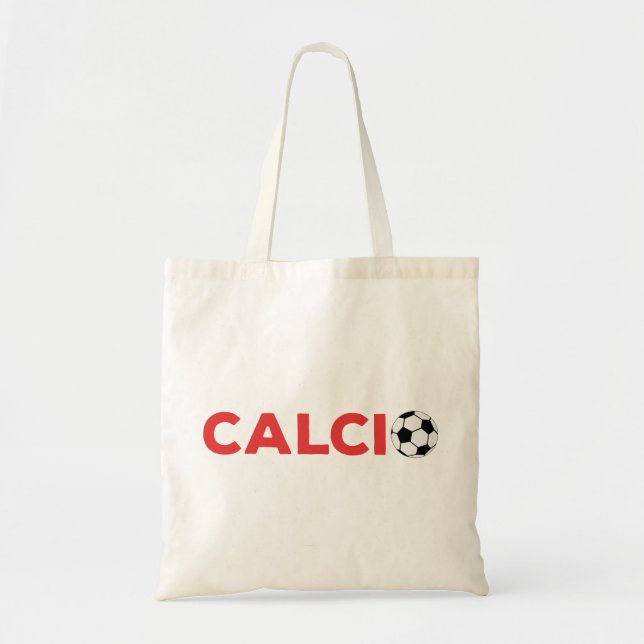 Calcio Football Soccer Tote Bag (Front)