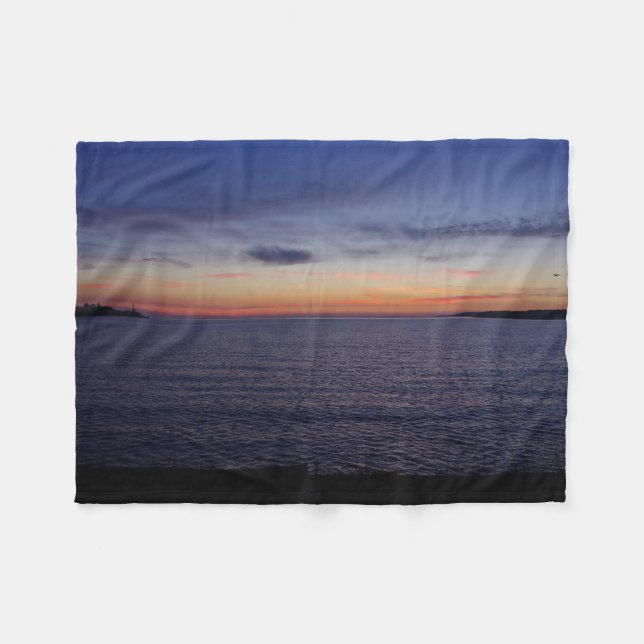 Calcite Sunrise fleece blanket (Front (Horizontal))