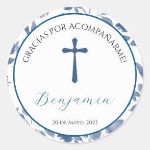 CALCOMANIA PARA EVENTO RELIGIOSO CLASSIC ROUND STICKER