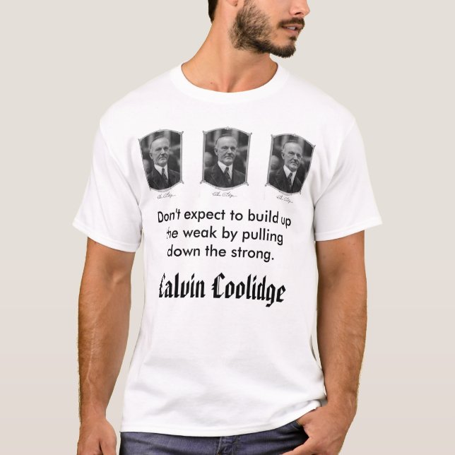 calcool, Calvin Coolidge T-Shirt (Front)