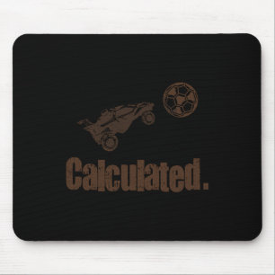 Calculated Vintage Retro Rocket Soccer Rc Car Mouse Pad