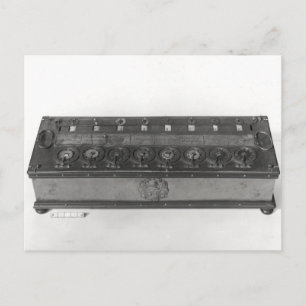 Calculating Machine invented Postcard