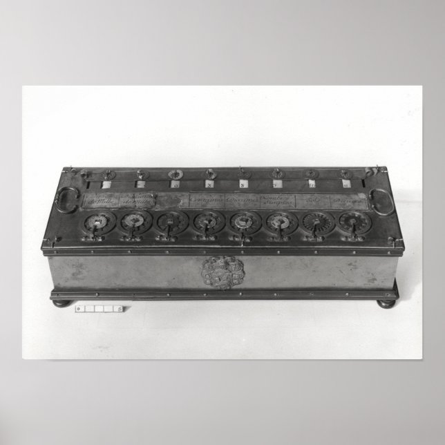 Calculating Machine invented Poster (Front)