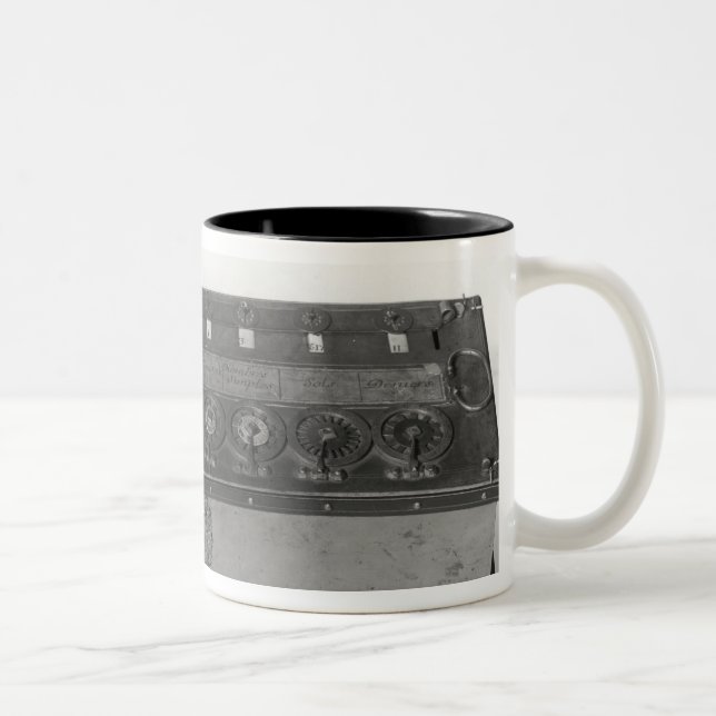 Calculating Machine invented Two-Tone Coffee Mug (Right)