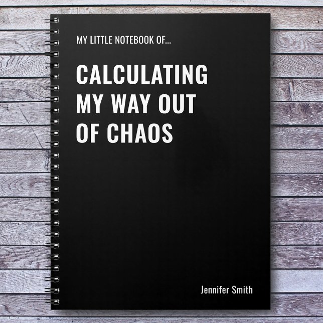 Calculating My Way Out of Chaos Office Notebook (Creator Uploaded)