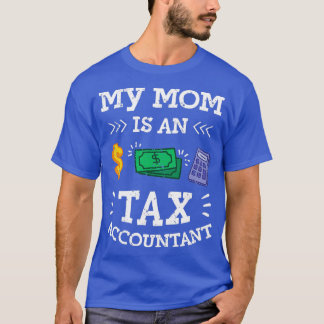 Calculator Accounts Paypable Tax Accountant Bookee T-Shirt