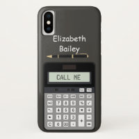 Calculator and Pen Graphic