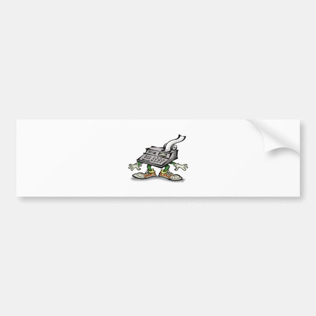 Calculator Bumper Sticker (Front)