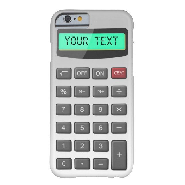 Calculator Case-Mate iPhone Case (Back)