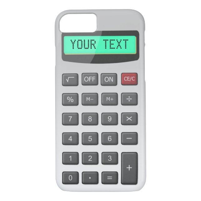 Calculator Case-Mate iPhone Case (Back)