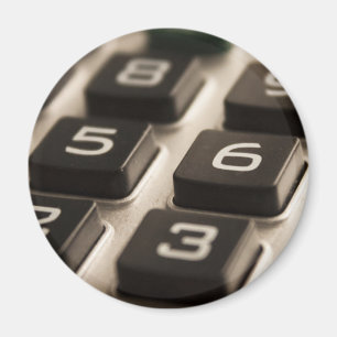 "Calculator Close-Up" Magnet