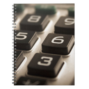 "Calculator Close-Up" Notebook