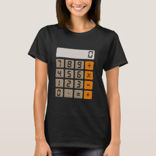 Calculator Funny Halloween Costume Math Geek Lover T-Shirt
