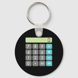Calculator Halloween Costume  Math Geek Cool Scary Key Ring