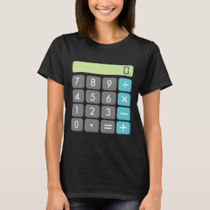 Calculator Halloween Costume  Math Geek Cool Scary T-Shirt