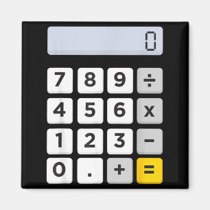Calculator Halloween Costume Pretend A Calculator Magnet