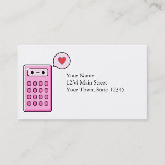 Calculator Love Business Card