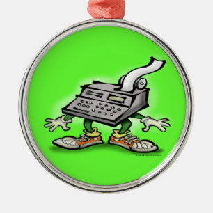 Calculator Metal Ornament