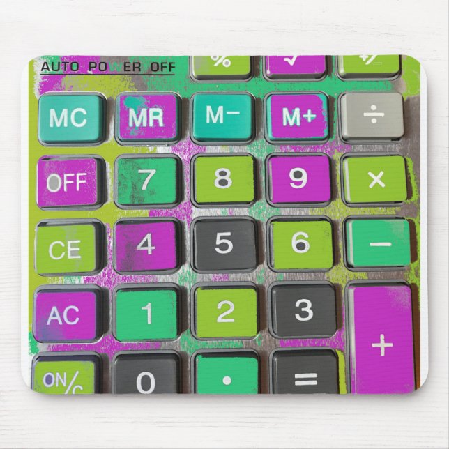 calculator mouse pad (Front)