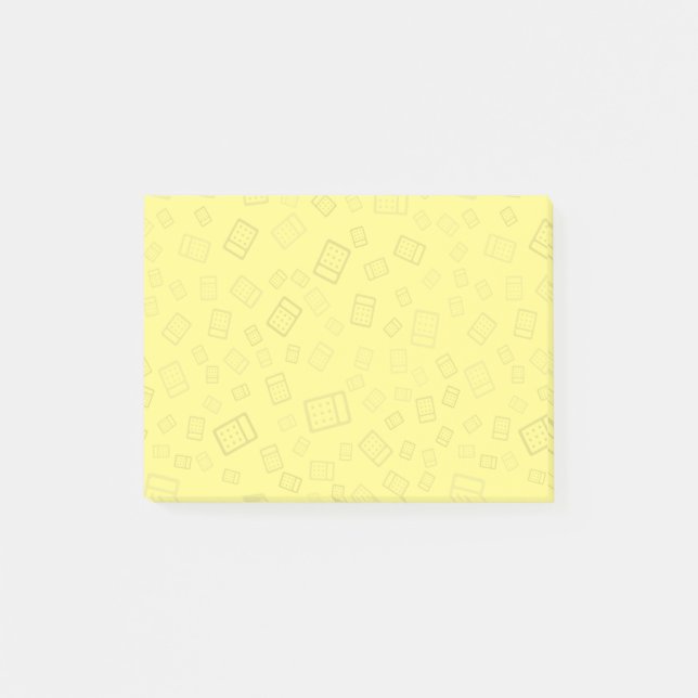Calculator Pattern Post-it Notes (Front)
