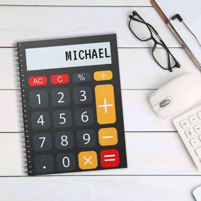 Calculator Personalised Name Notebook (Creator Uploaded)