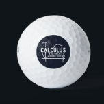 Calculus Actually Its Rocket Science Funny Math Golf Balls<br><div class="desc">Funny Math science school nerd design for any math genius or geek with a good sense of humour. The funny saying is "Calculus - Actually It Is Rocket Science" with a x to y-axis graph</div>