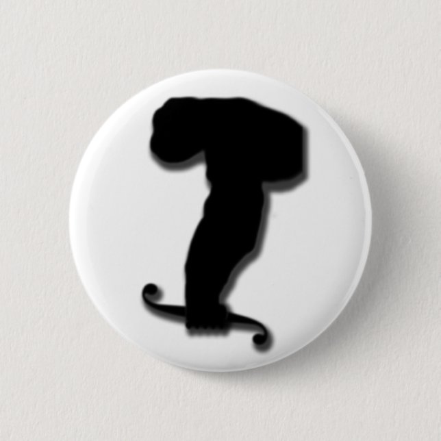 Calculus Ape 6 Cm Round Badge (Front)