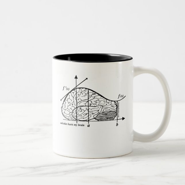 Calculus Hurts My Brain Mug (Right)