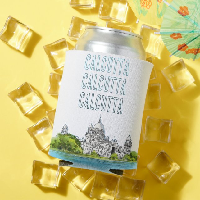 Calcutta "Victoria Memorial" Kolkata Bengali Can Cooler (In Situ Summer)