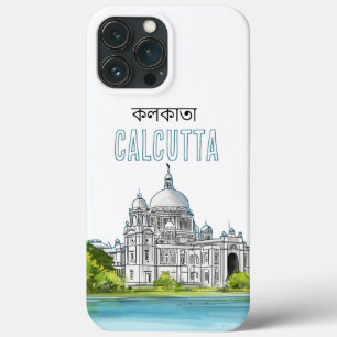 Calcutta "Victoria Memorial" Kolkata Bengali iPhone 13 Pro Max Case