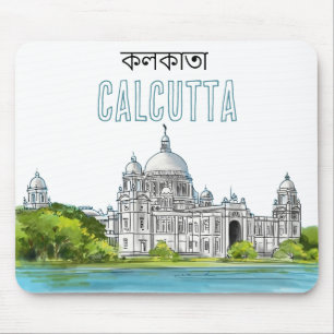Calcutta "Victoria Memorial" Kolkata Bengali Mouse Pad