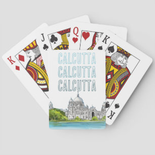 Calcutta "Victoria Memorial" Kolkata Bengali Playing Cards